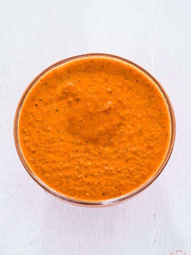 Peri Peri sauce mixed in a bowl