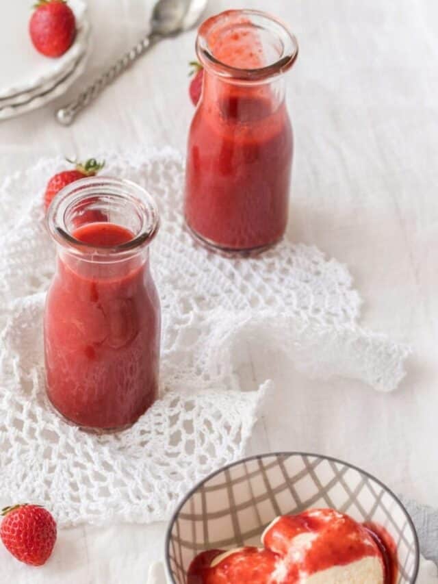 Splendid Strawberry Topping Sauce