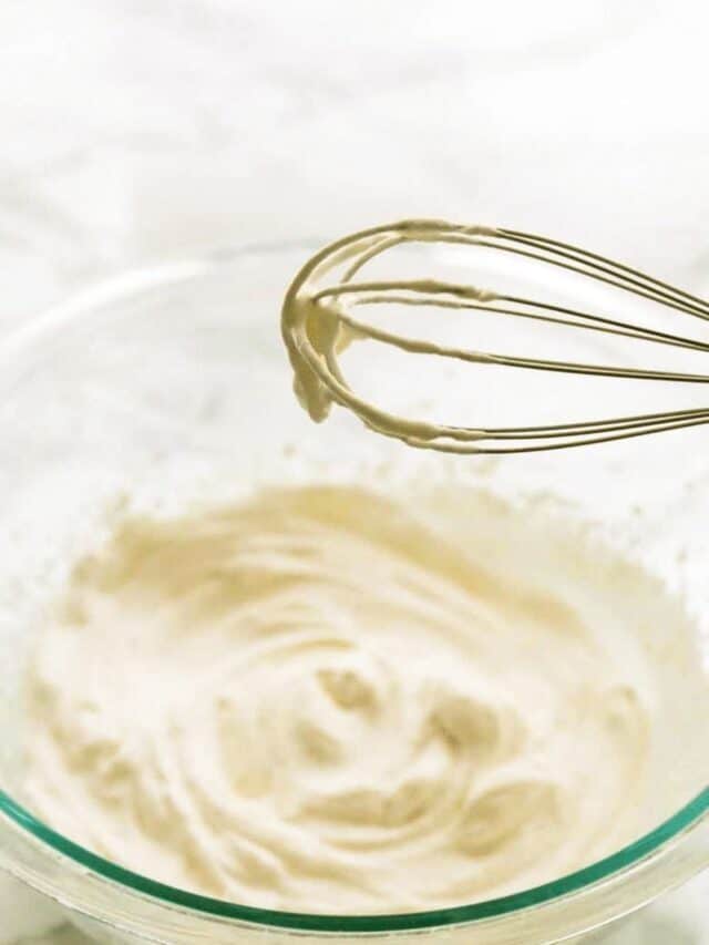 Easy Vanilla Whipped Cream