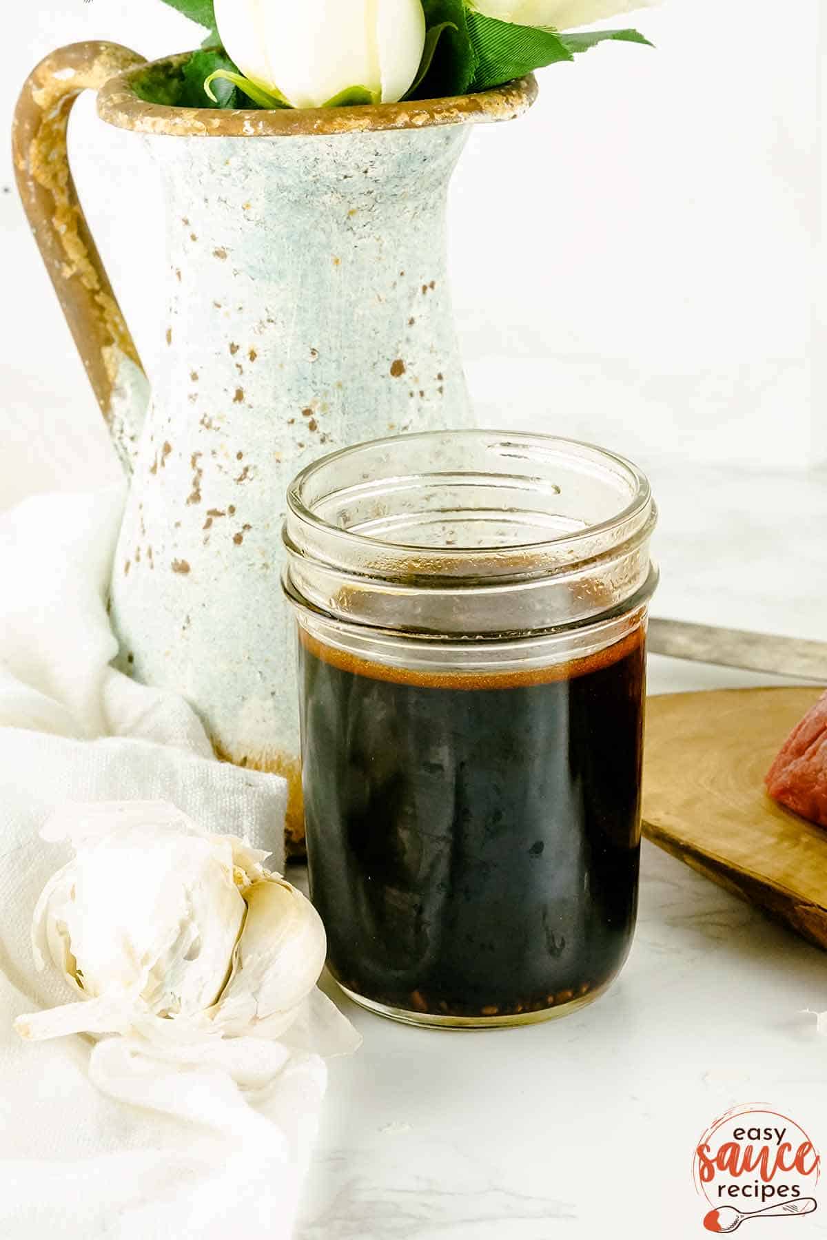 Asian marinade in a jar