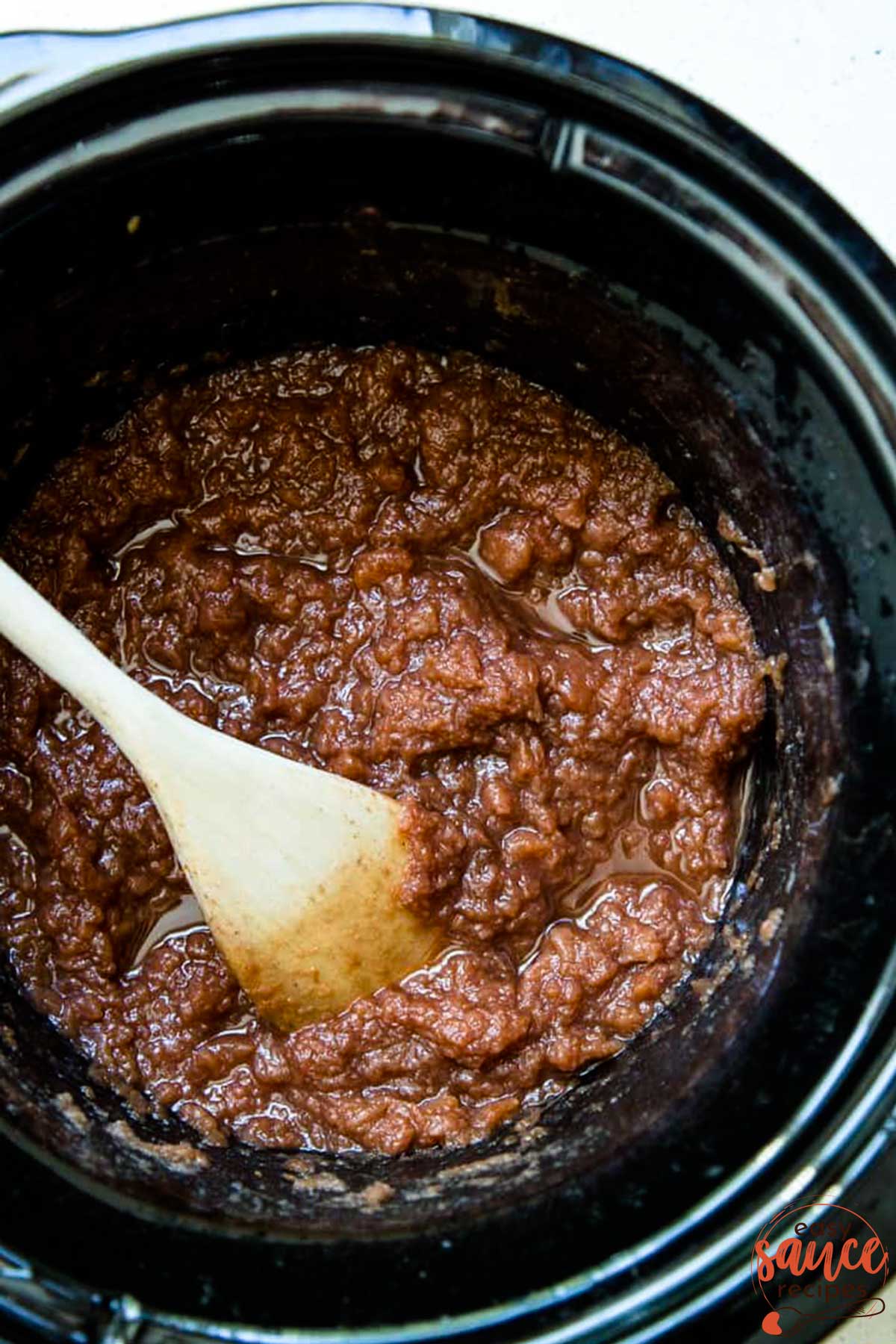 Chunky applesauce in the slow cooker