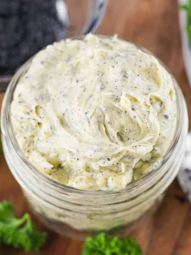 truffle butter in a jar