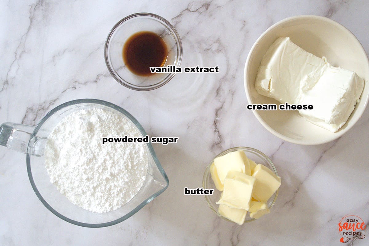 cream cheese frosting ingredients