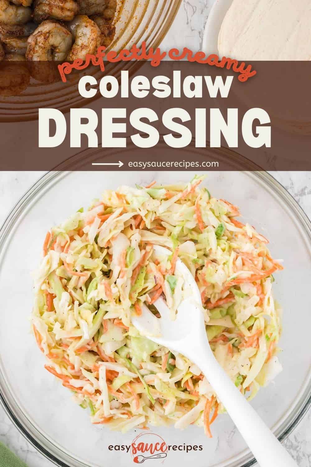 Coleslaw Dressing Easy Sauce Recipes   Coleslaw Dressing Pin 